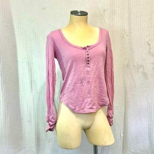 Pilcro XS Long Sleeve Snap Top Shirt